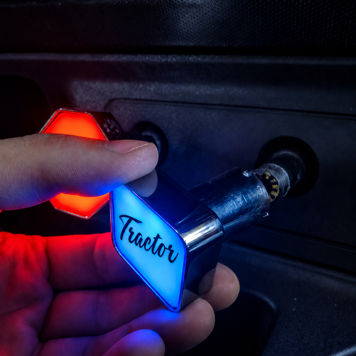Glo-Knobz Illuminated Air Brake Knobs – Tractor / Trailer 2-Pack
