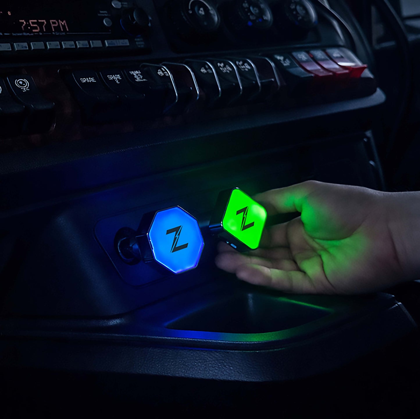 Glo-Knobz Illuminated Air Brake Knobs - 2-Pack