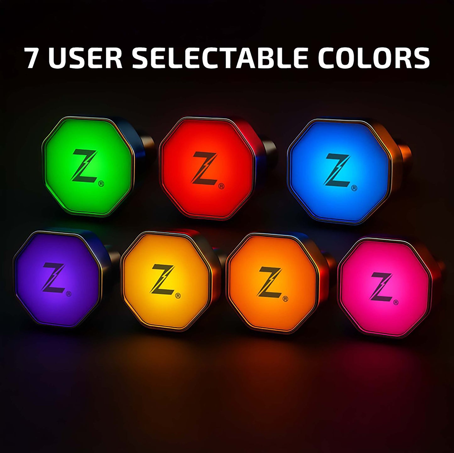 Glo-Knobz Illuminated Air Brake Knobs - 2-Pack